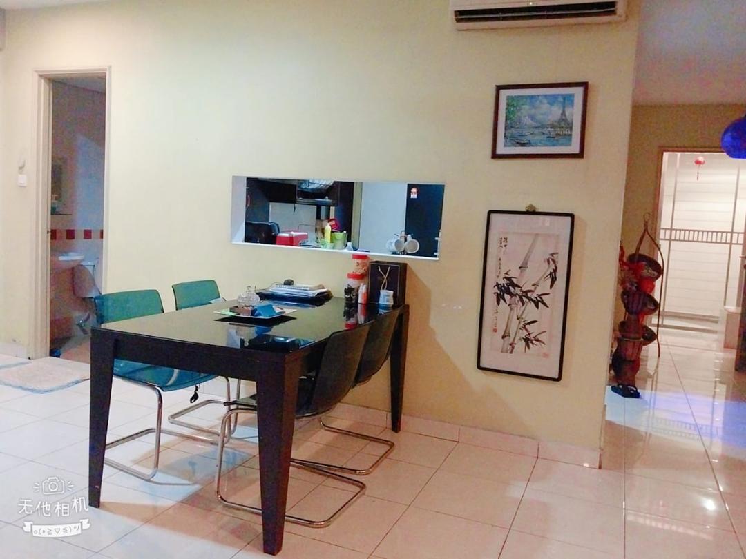 Dining area inside the Casa Indah 1 condominium