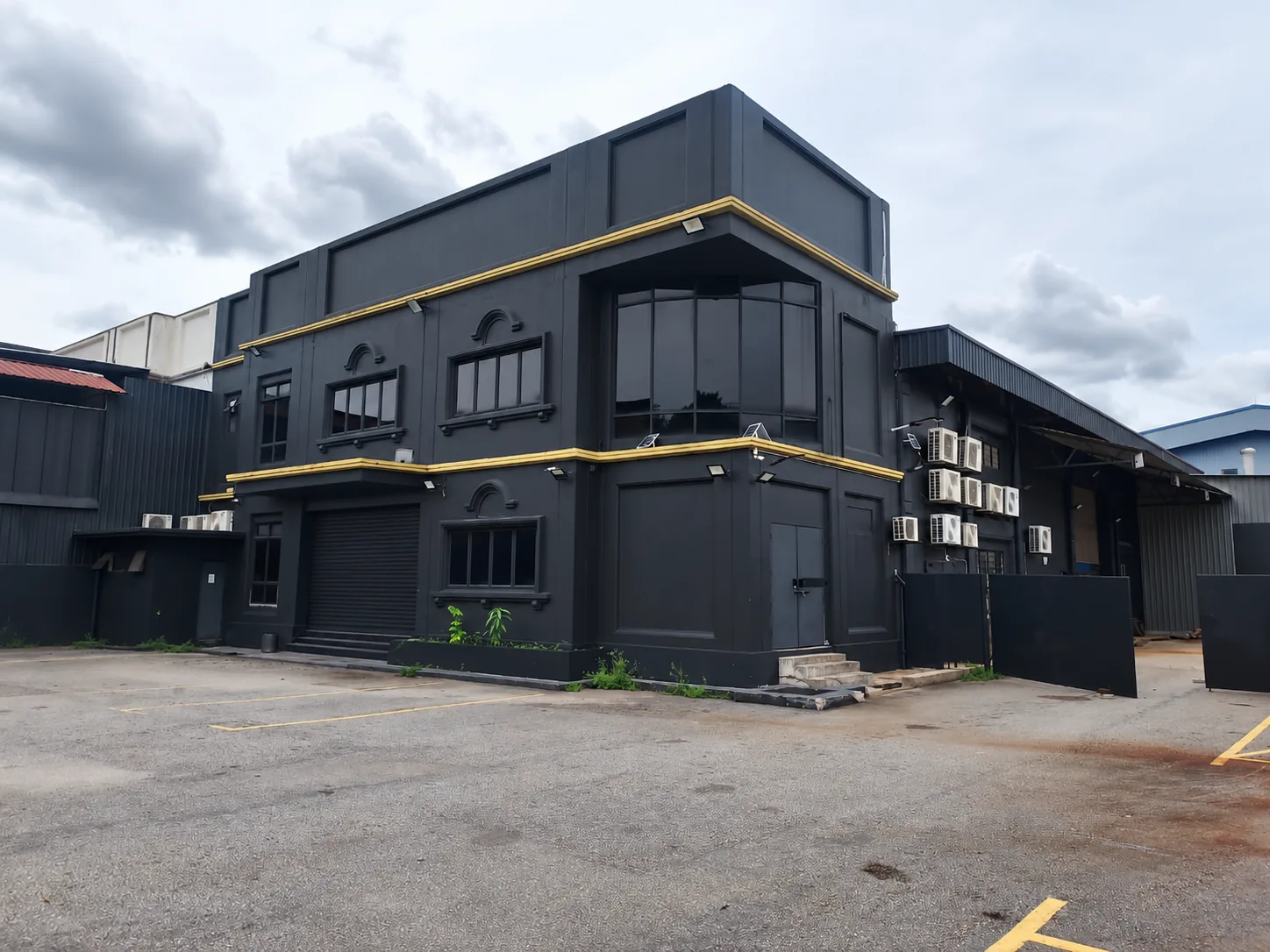 Front exterior of the renovated Kota Damansara factory