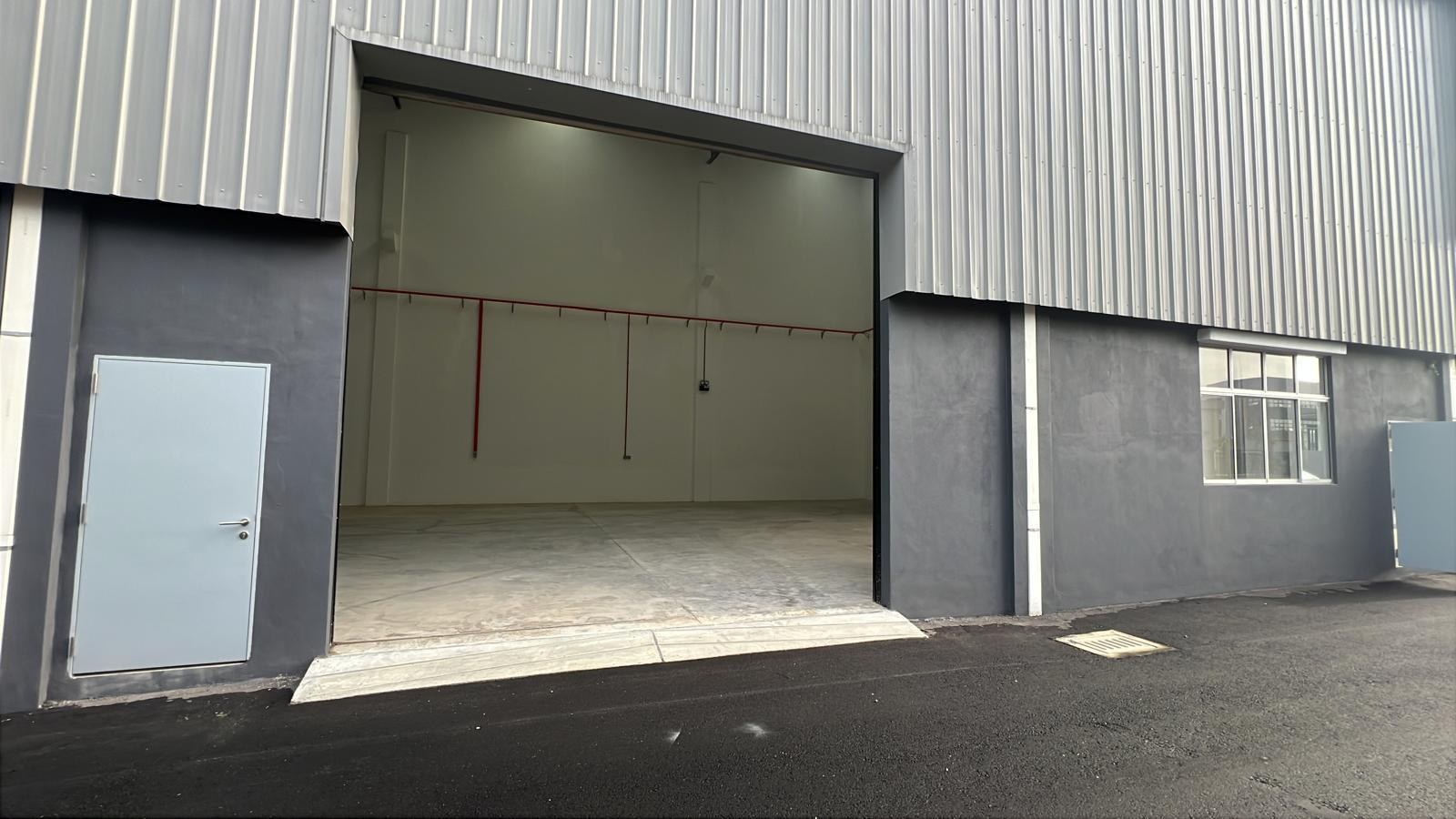 Open factory entrance and loading bay at the Nilai industrial property